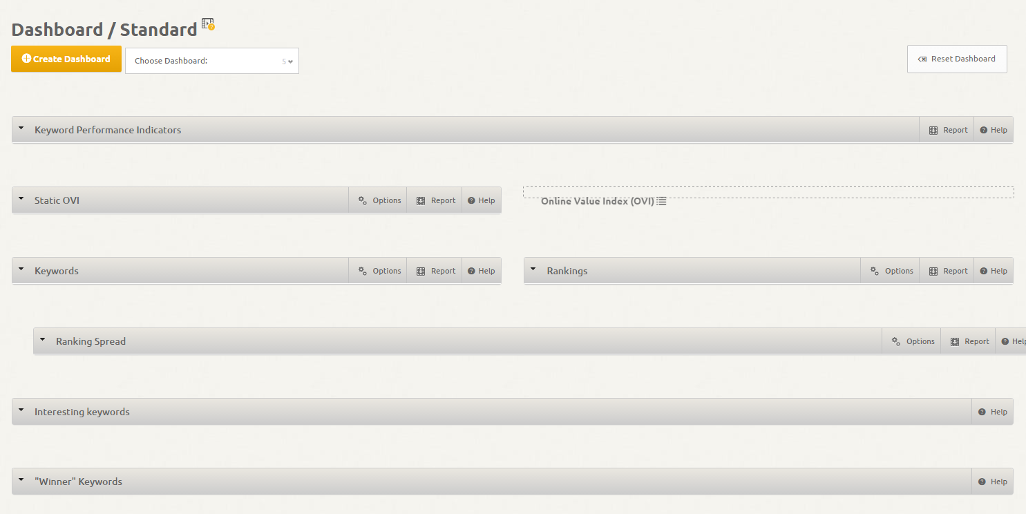 Custom dashboard drag'n'drop
