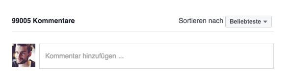 Facebook comments