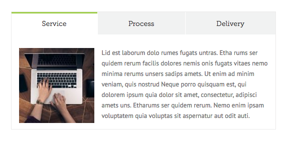 Tabs Avada
