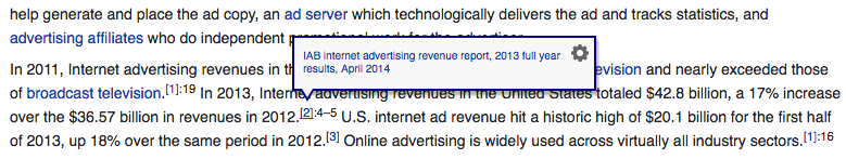 Wikipedia Tool Tip