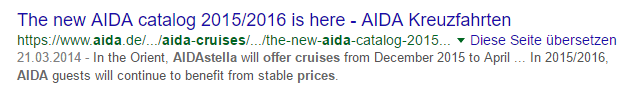 Google SERP Aida