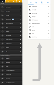 XOVI Suite Navigation